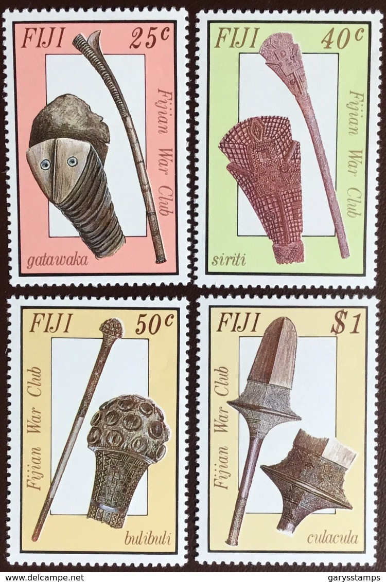 Fiji 1986 Ancient War Clubs MNH - Fiji (1970-...)