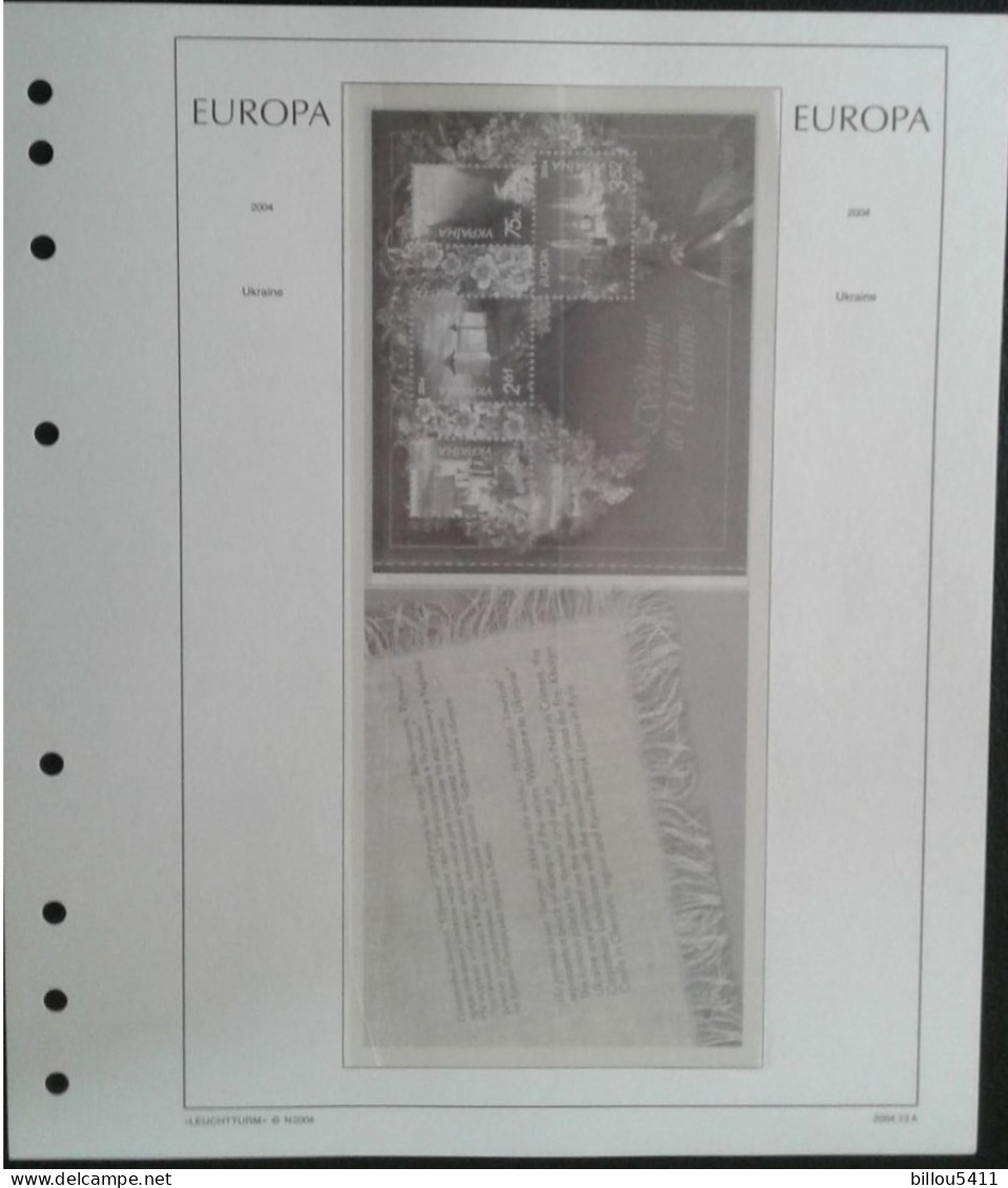 EUROPA 2004  Neuf ** ; Conseil de l'europe ; Action,Convention  l'européenne Etc ...COLLECTION  en Album MAC ;Leuchtturm