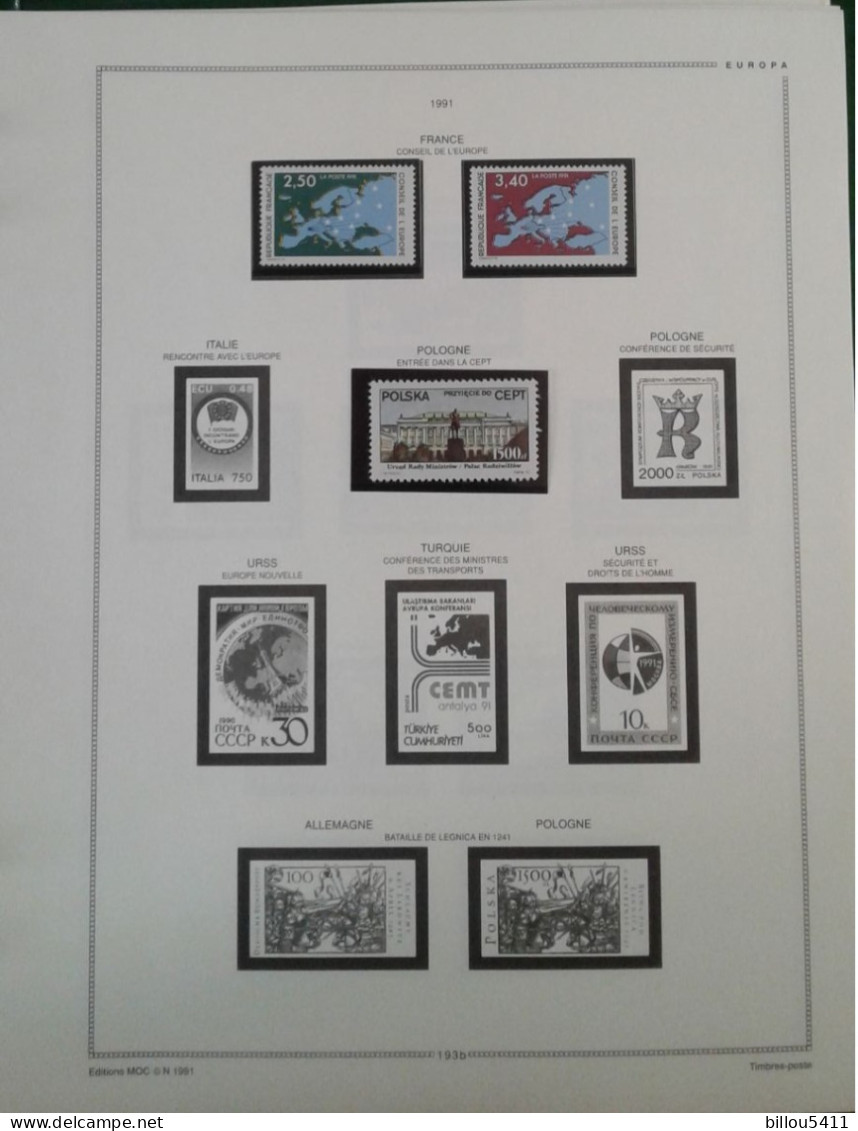 EUROPA 2004  Neuf ** ; Conseil de l'europe ; Action,Convention  l'européenne Etc ...COLLECTION  en Album MAC ;Leuchtturm
