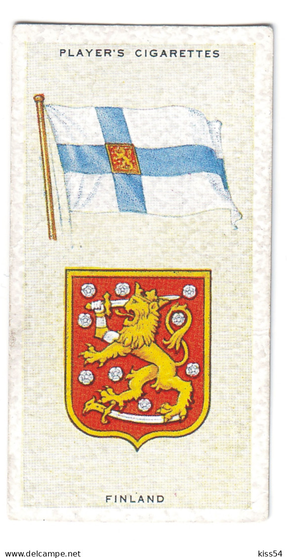 FL 15 - 17-a FINLAND National Flag & Emblem, Imperial Tabacco - 67/36 Mm - Objetos Publicitarios