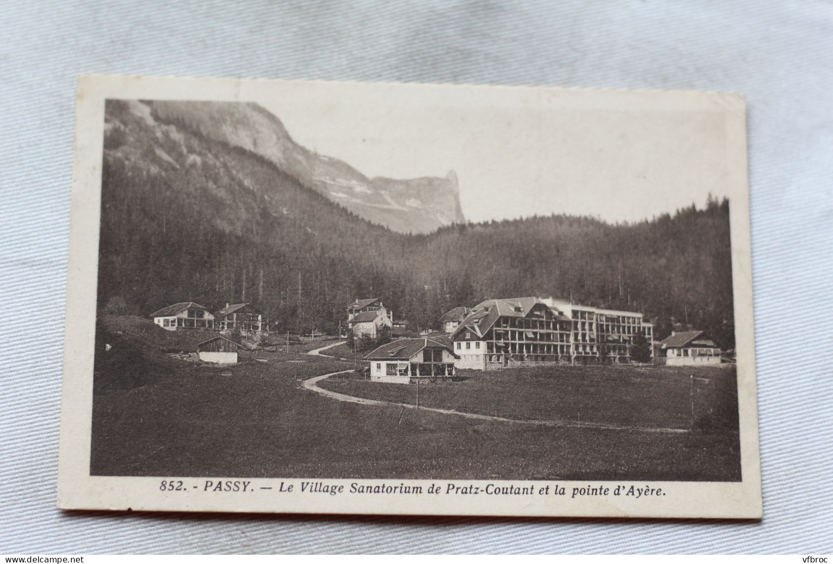 Cpa 1933, Passy, Le Village De Pratz Coutant Et La Pointe D'Ayère, Haute Savoie 74 - Passy