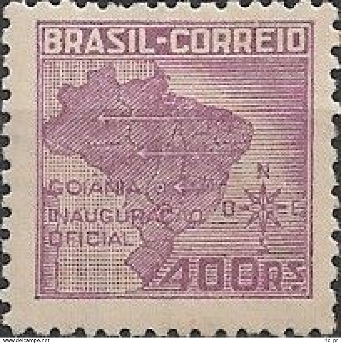 BRAZIL - FOUNDATION OF THE CITY OF GOIÂNIA/GOIÁS 1942 - MLH - Nuovi