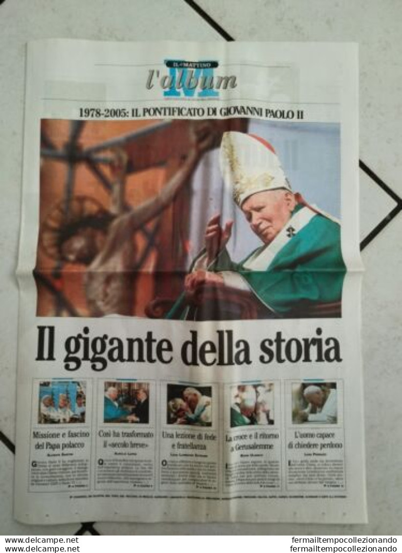 Br Giornale  Il Mattino L'album Il Pontificato Di Giovanni Paolo II - Revistas & Catálogos