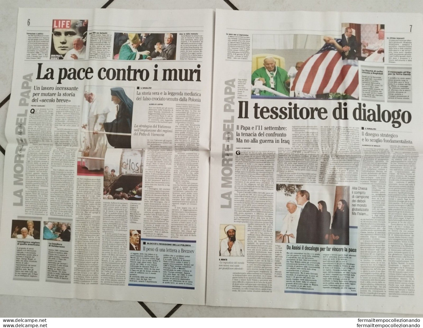 Br Giornale  Il Mattino L'album Il Pontificato Di Giovanni Paolo II - Magazines & Catalogs