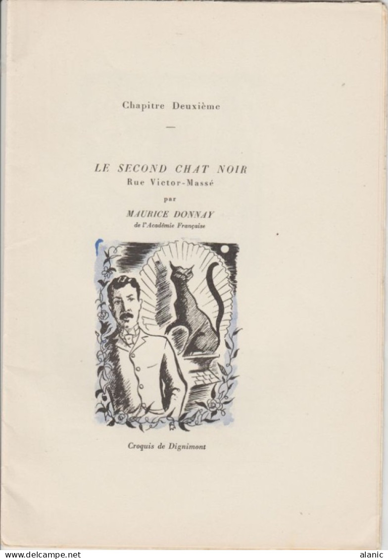 L Esprit Montmartrois-Edition 1936-Chapitre Deuxième -  Le Deuxième Chat Noir- Rue Victor Massé Maurice Donnay, - Paris