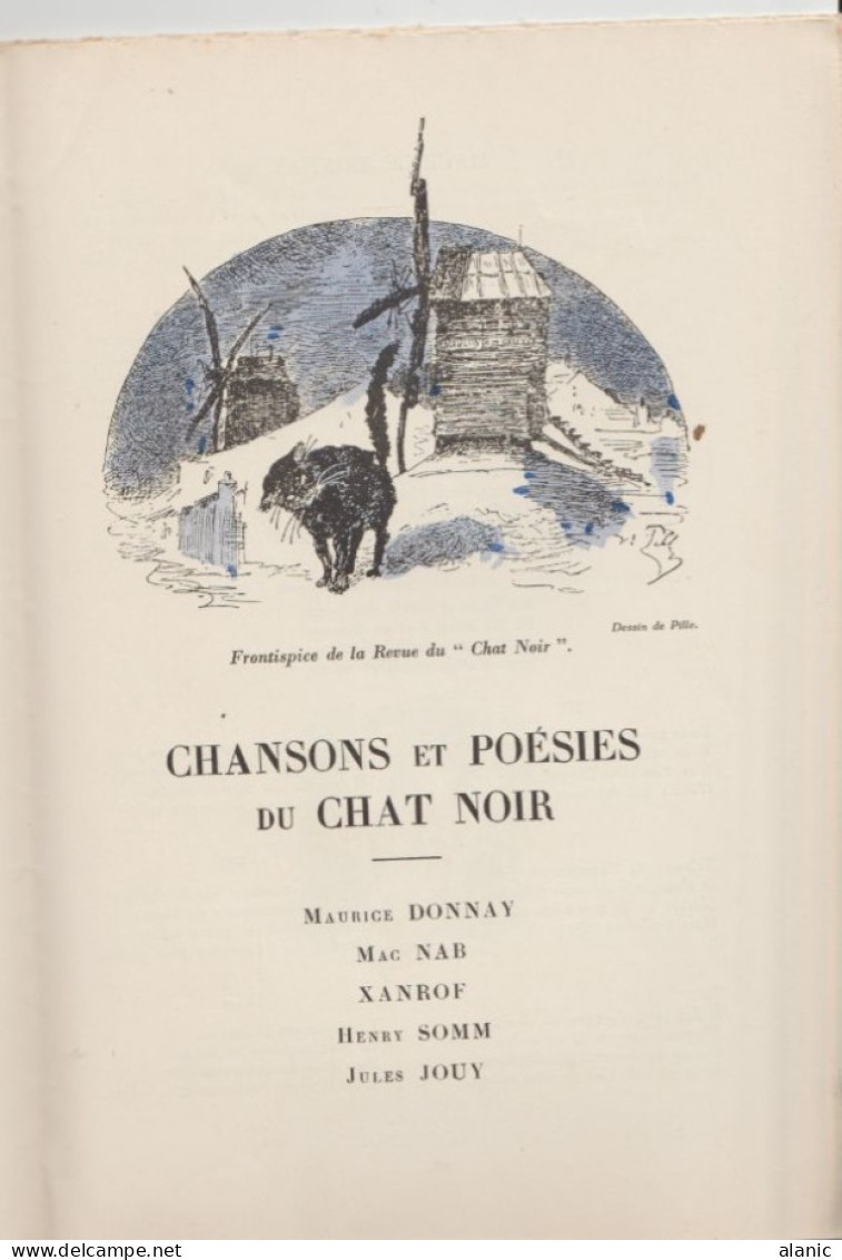 L Esprit Montmartrois-Edition 1936-Chapitre Deuxième -  Le Deuxième Chat Noir- Rue Victor Massé Maurice Donnay, - Paris