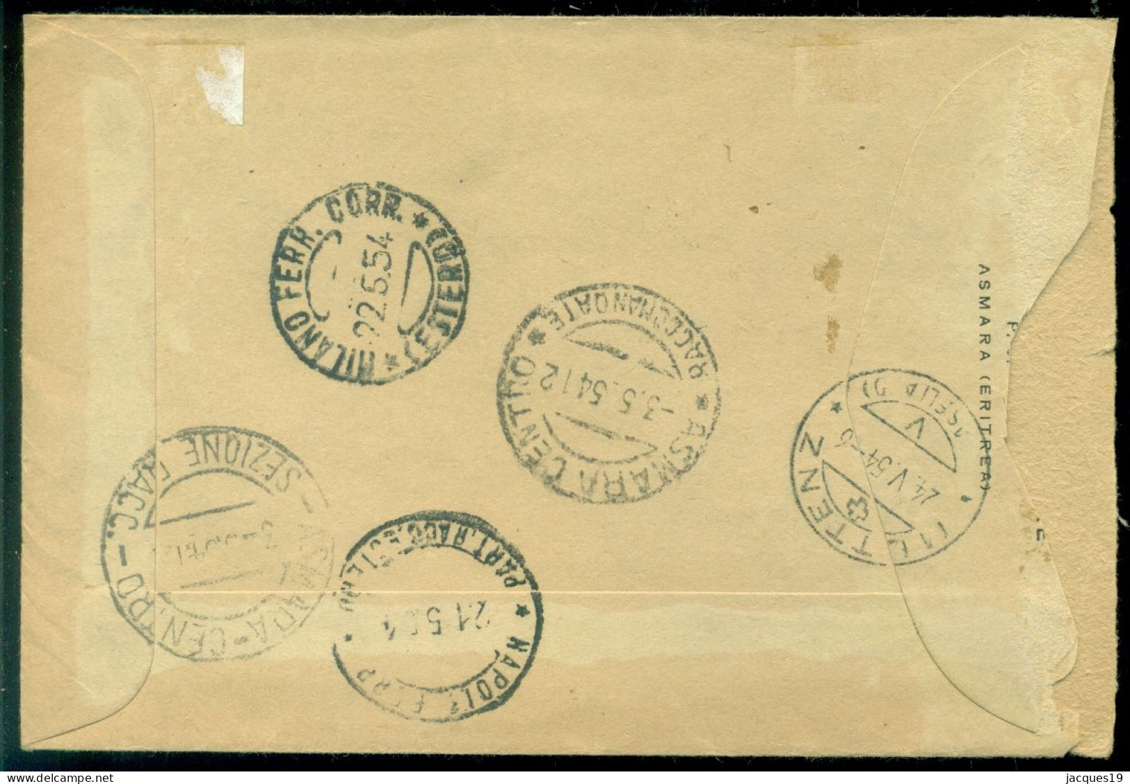 Ethiopia 1954 Registered Cover To Switserland Mi 242, 245 And 310 (2) - Ethiopie