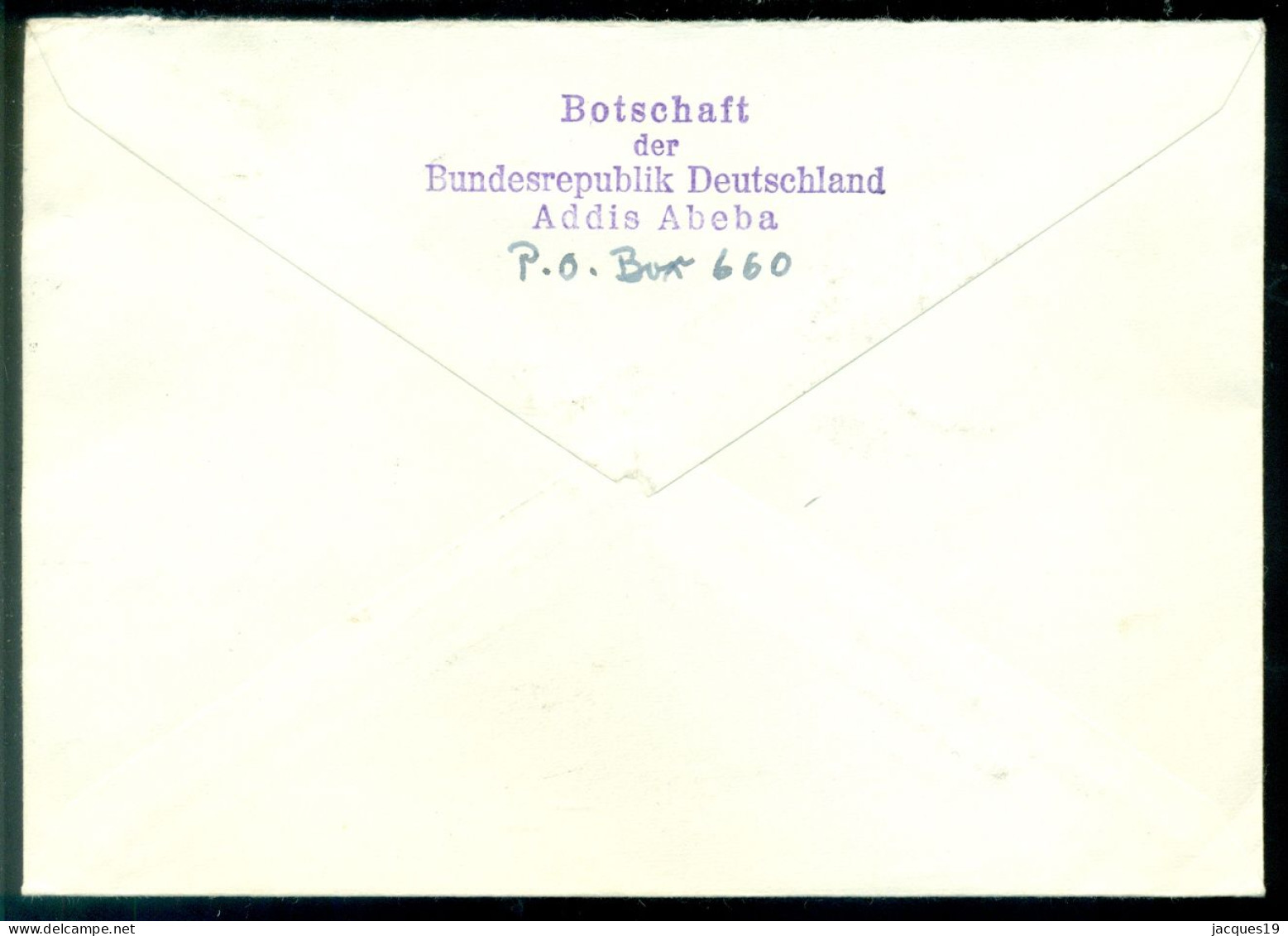 Ethiopia 1961 Airmail Cover To Germany With Mi 404 And Series 20th Anniv. Liberation From Italy 405-407 - Ethiopia