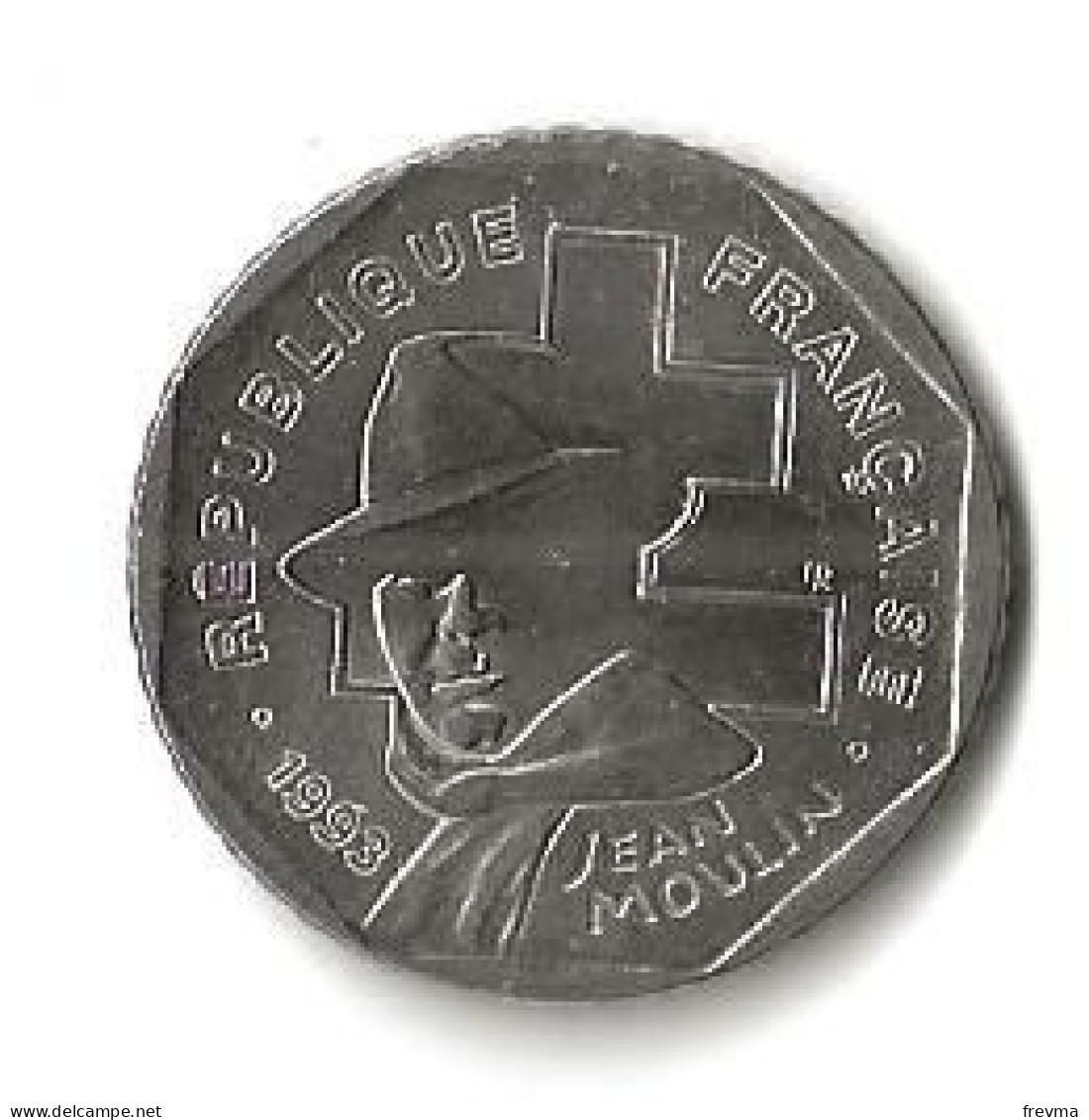 2 Francs Jean Moulin 1993 - Gedenkmünzen