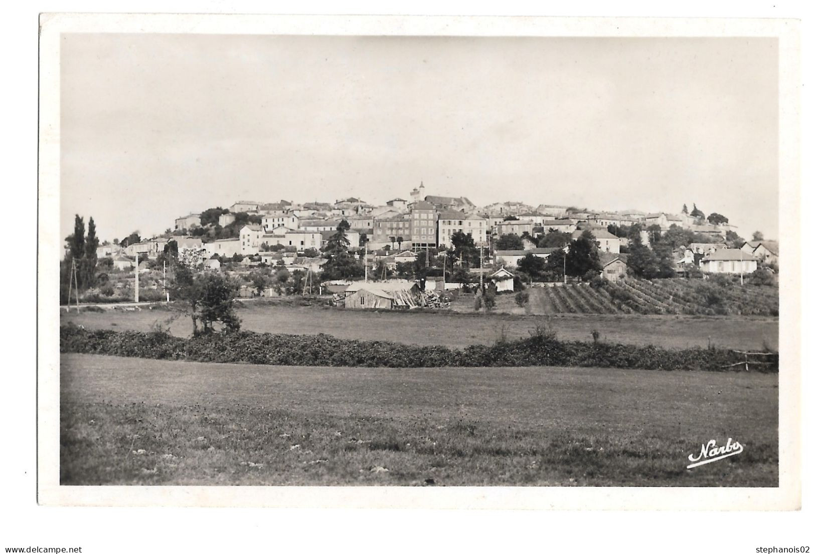 47.Lot Et Garonne.Monflanquin.Vue Générale - Monflanquin