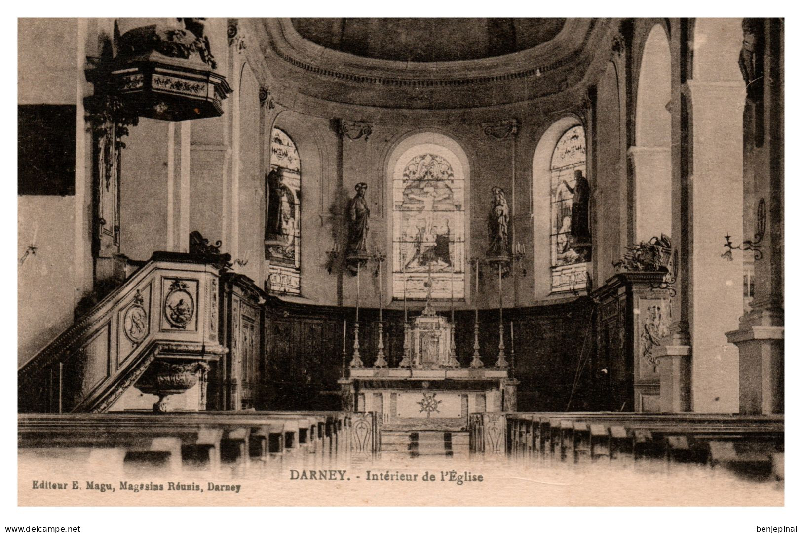 Darney - Intérieur De L'Eglise - Darney