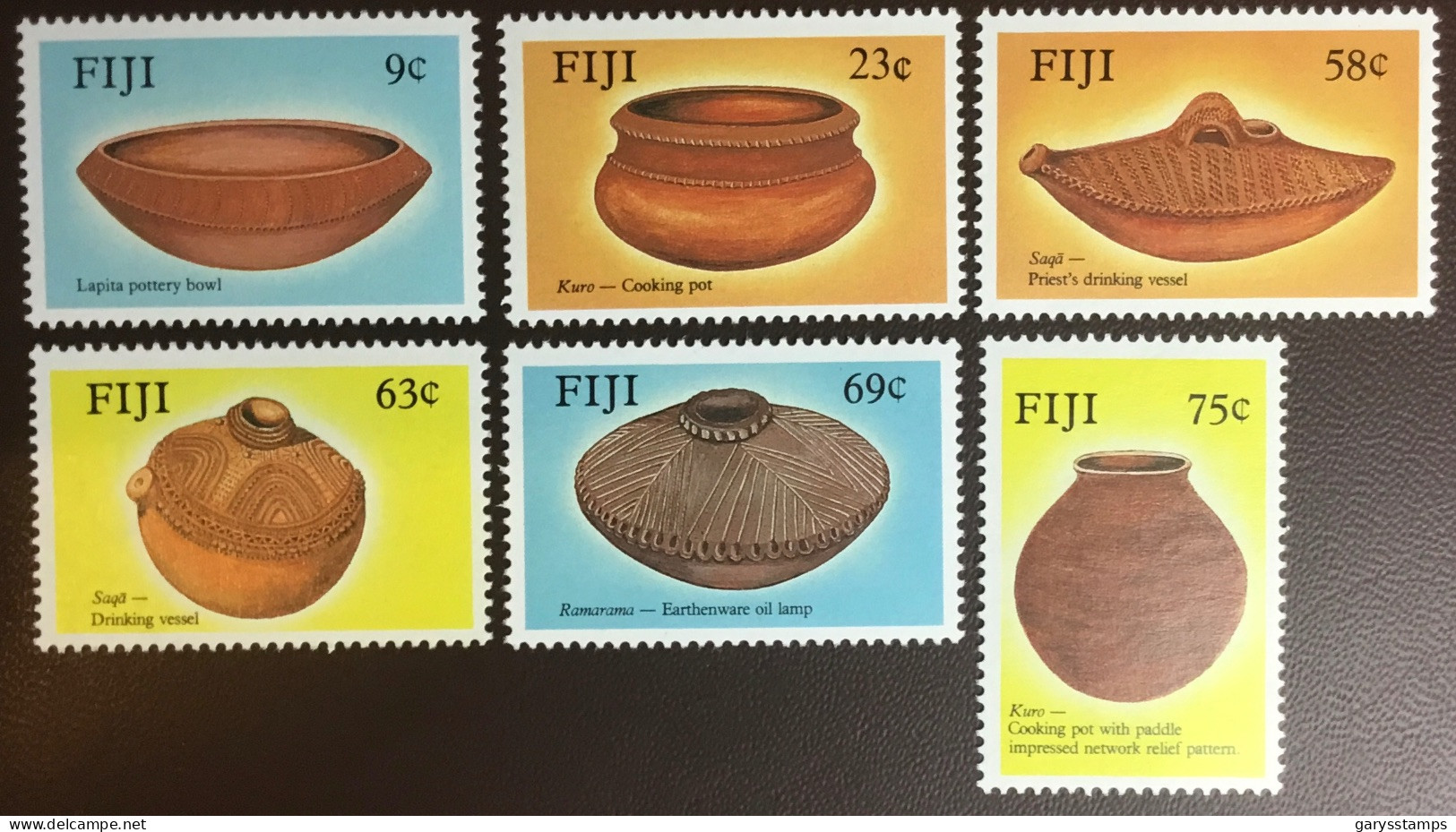 Fiji 1988 Ancient Pottery MNH - Fiji (1970-...)