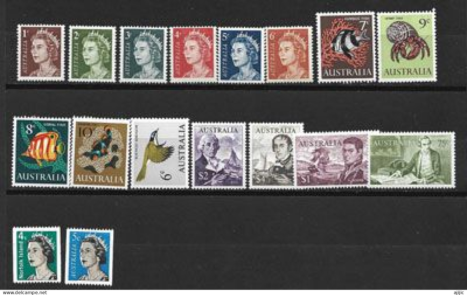 Definitive Stamps 1966 (passage Nouvelle Monnaie Decimale). 17 Timbres Neufs * ,  Côte 60 Euro - Nuovi