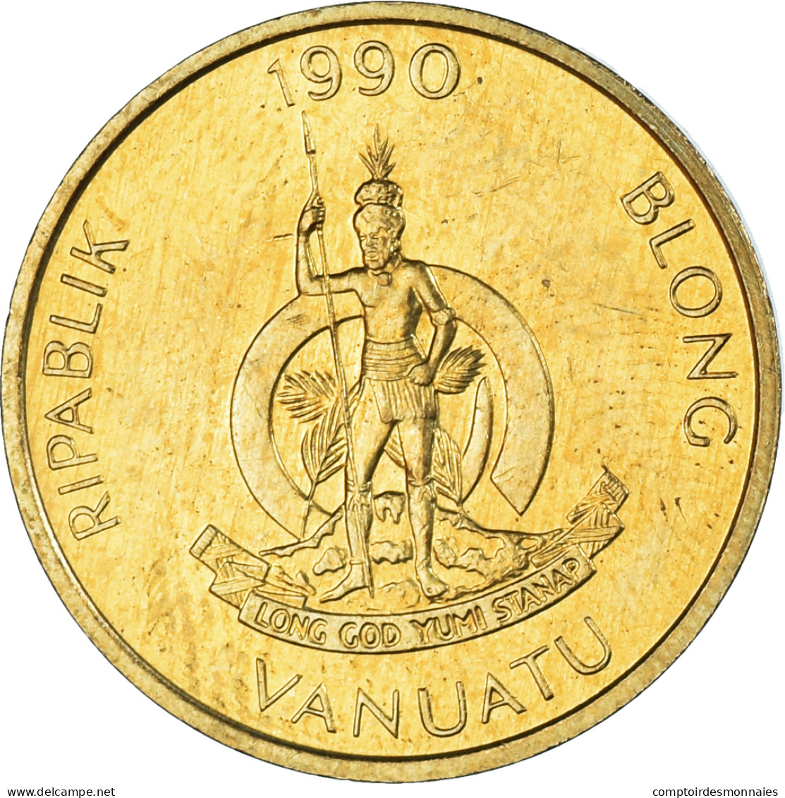 Monnaie, Vanuatu, 2 Vatu, 1990 - Vanuatu