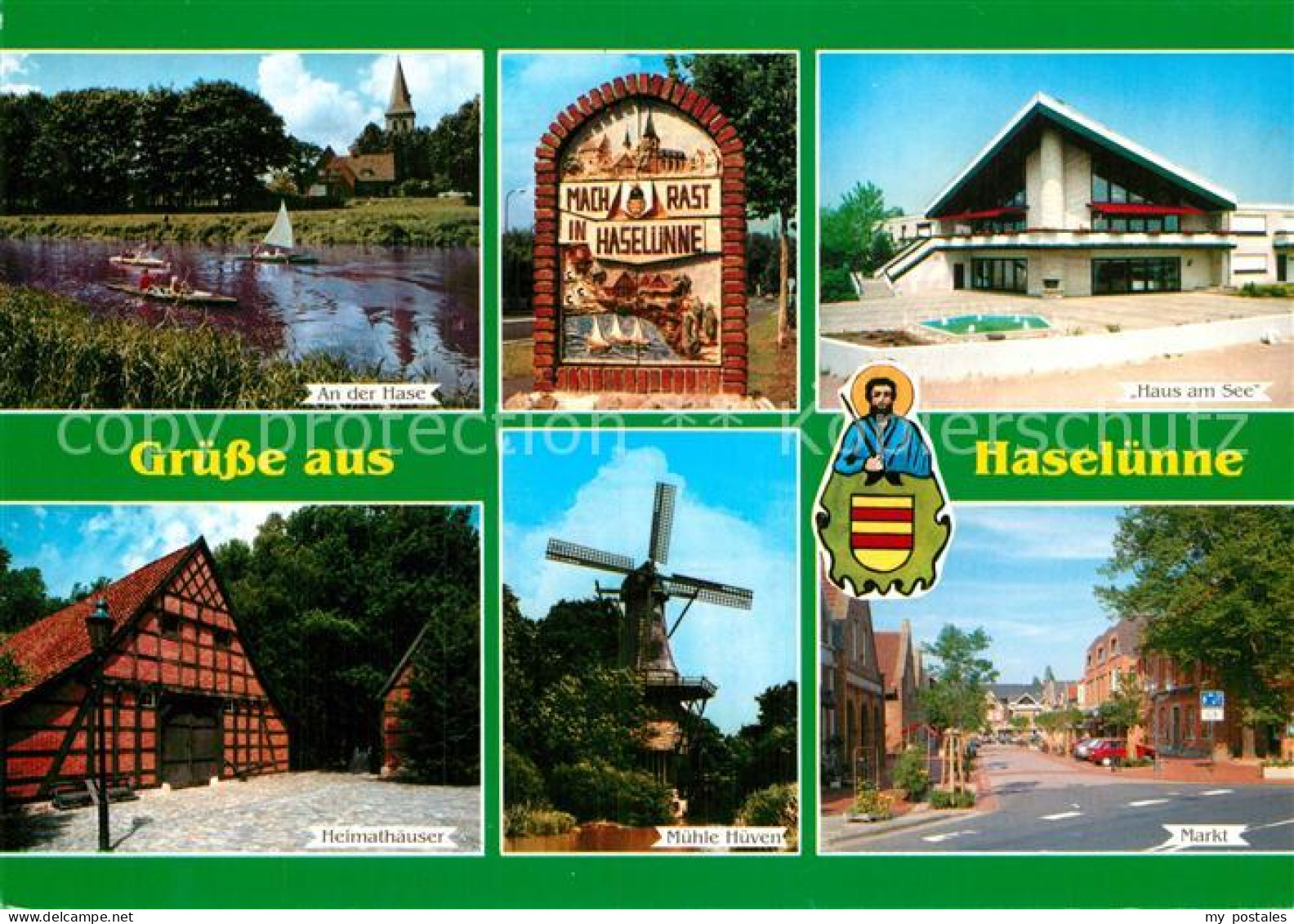 72954638 Haseluenne An Der Hase Haus Am See Heimathaeuser Muehle Hueven Markt Ha - Haseluenne