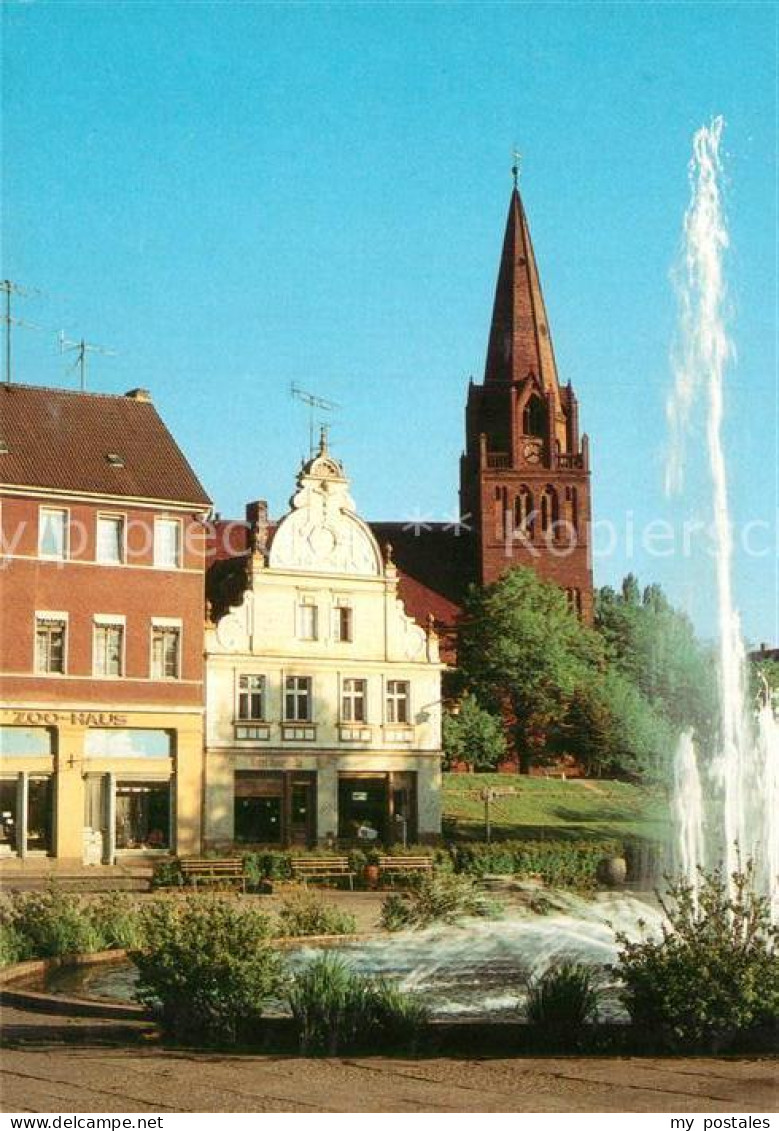 72954579 Finow Eberswalde Marktplatz Maria Magdalenen Kirche Fontaene Finow Eber - Eberswalde