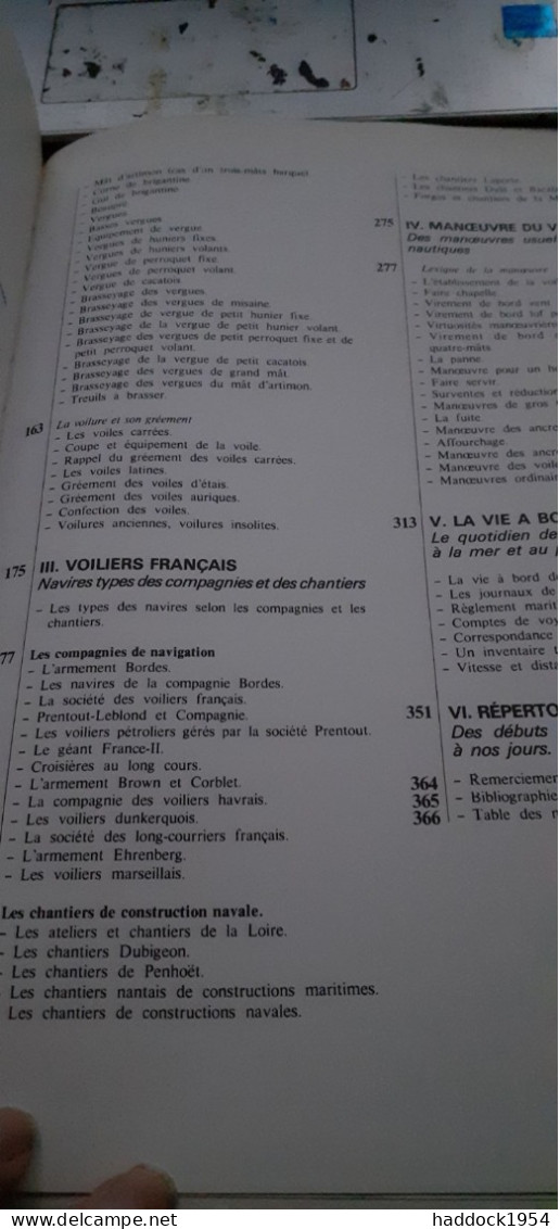 Grands voiliers français 1880-1930 Jean RANDIER celiv 1986