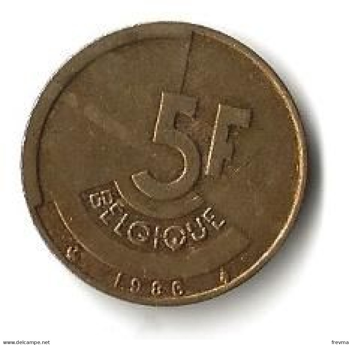 Belgique 5 F 1986 - 5 Francs