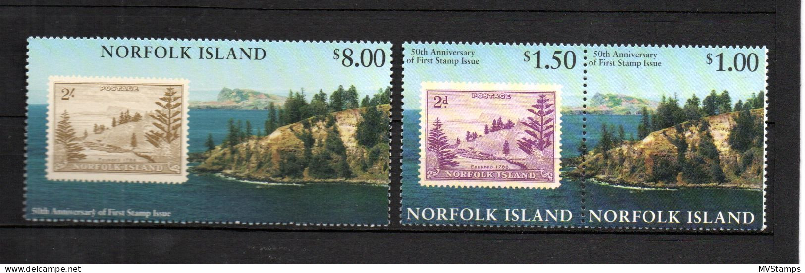 Norfolk Islands 1997 Set Nature/Trees Stamps (Michel 635/37) MNH - Norfolk Island