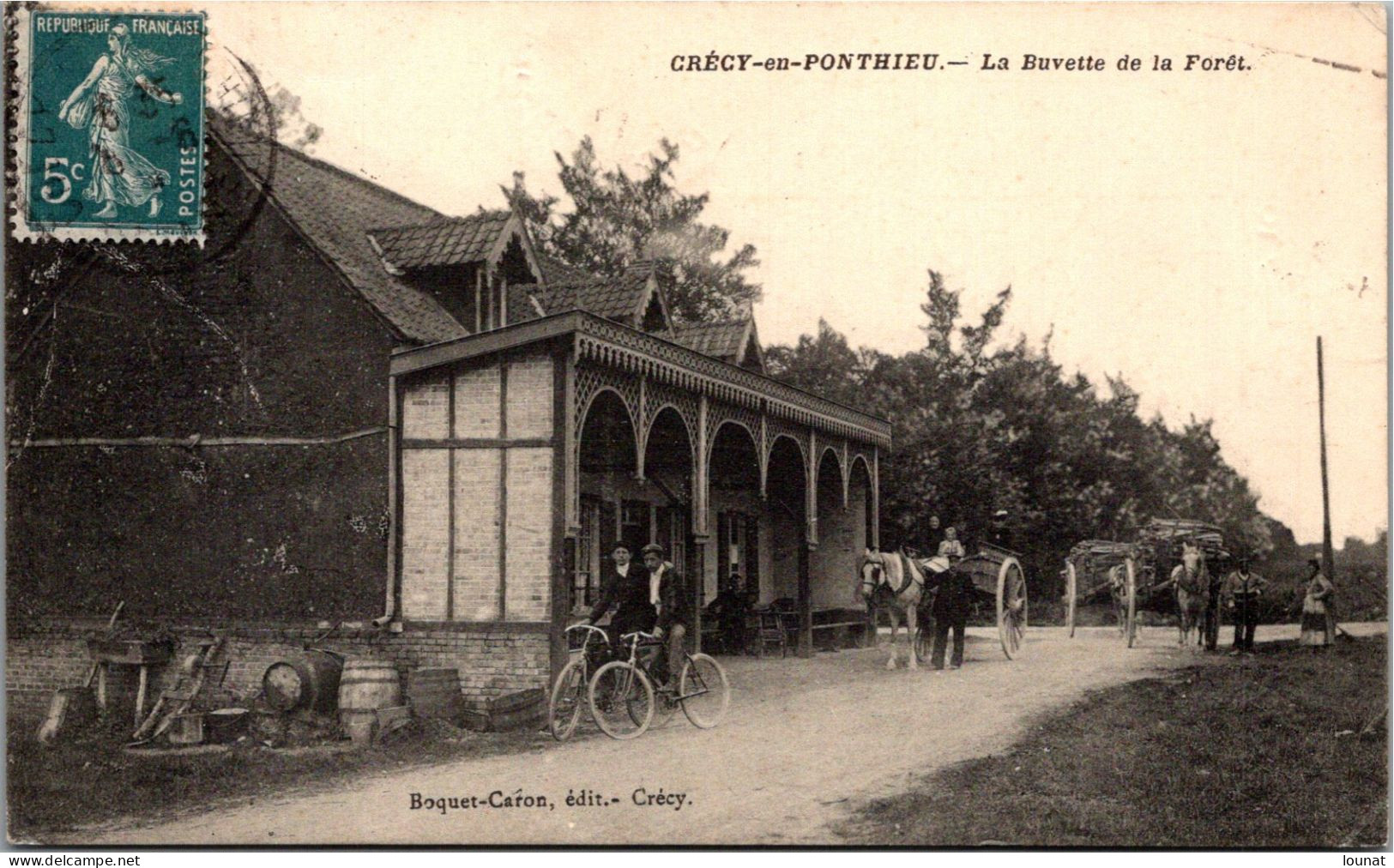 80 Crécy En PONTHIEU - La Buvette De La Forêt - Crecy En Ponthieu