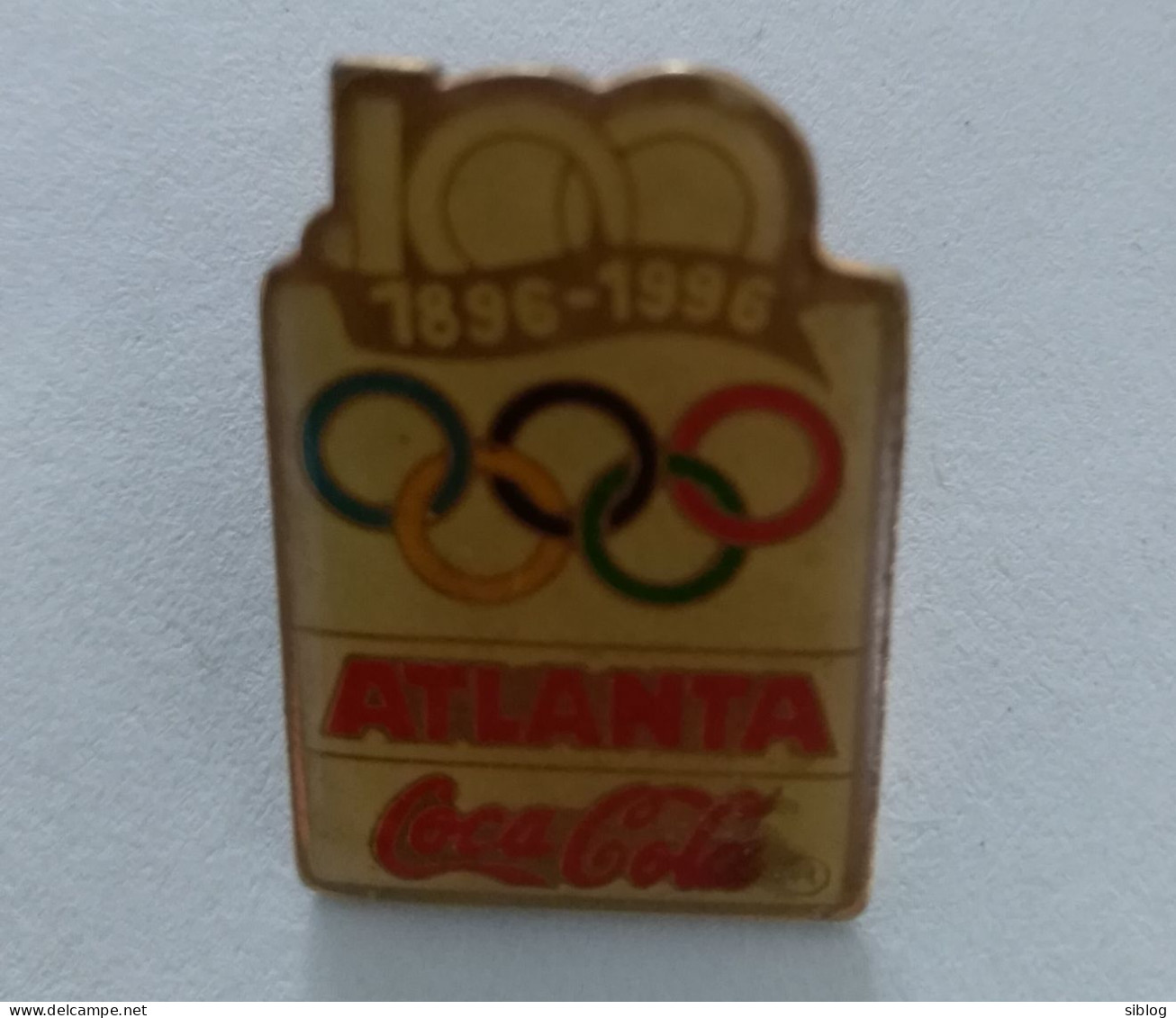 PIN'S -  ATLANTA 1896 - 1996 - Jeux Olympiques