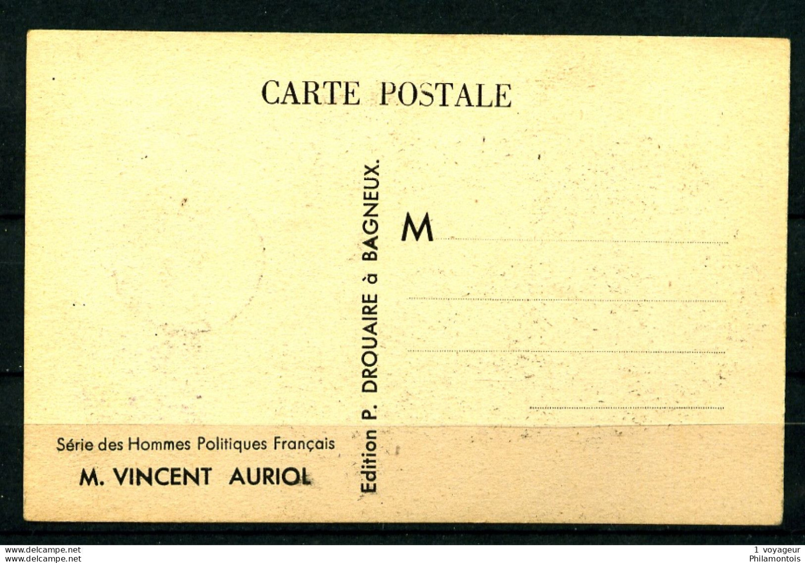 407+412 - 2 Val. Mercure - Oblitérés "PARLEMENT - Congrès De VERSAILLES 16.1.47" Sur CP De Vincent AURIOL - Très Beau - 1938-42 Mercurius