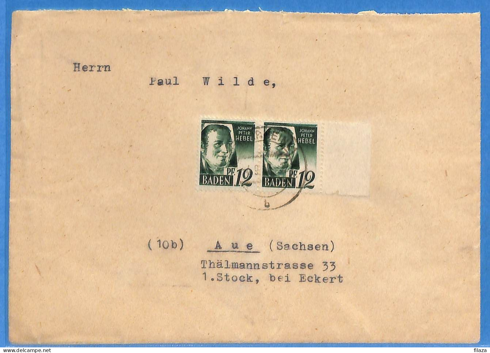 Allemagne Zone Française 1947 - Lettre De Weil Am Rhein - G29459 - Otros & Sin Clasificación