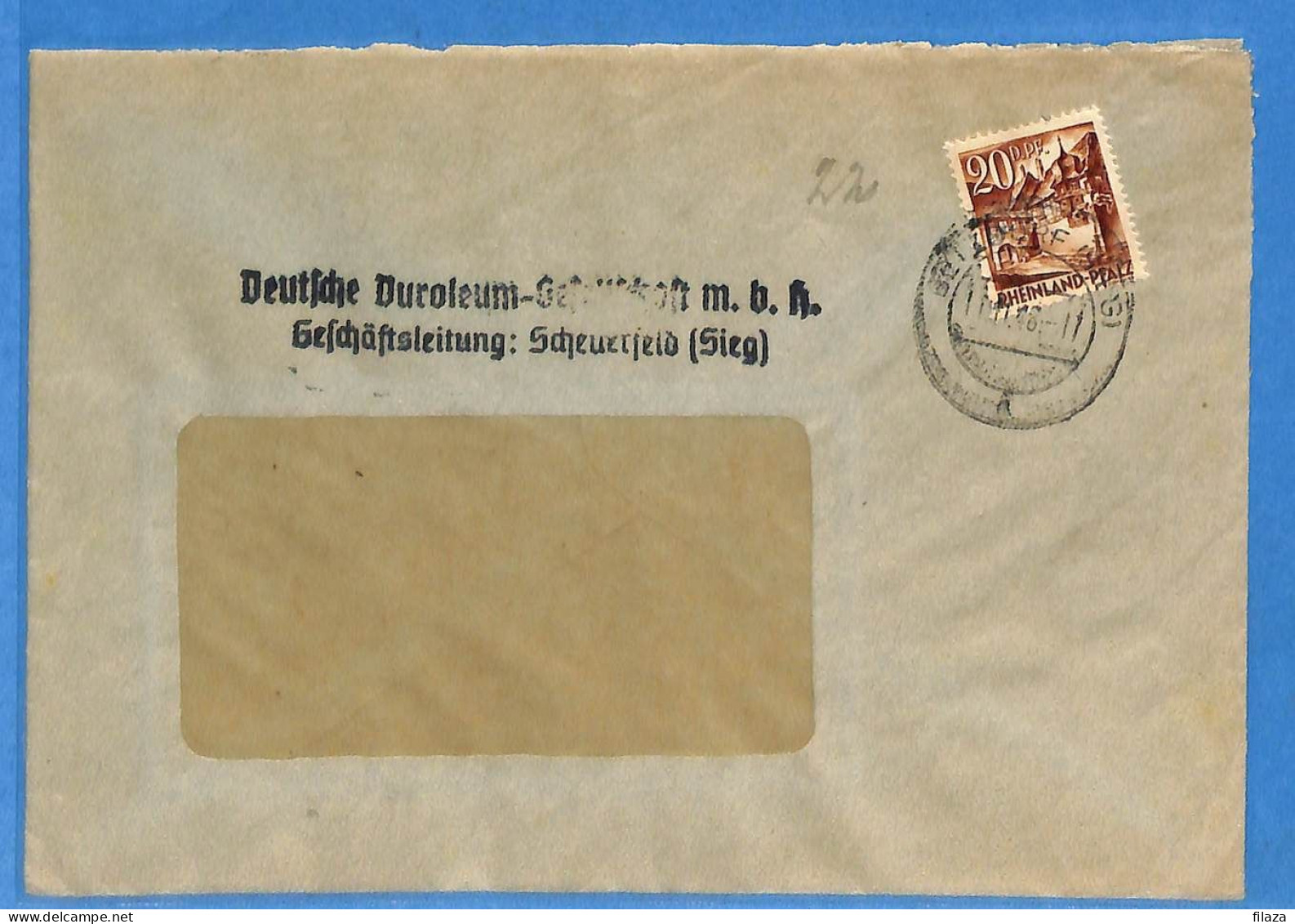 Allemagne Zone Française 1948 - Lettre De Betzdorf - G29447 - Other & Unclassified