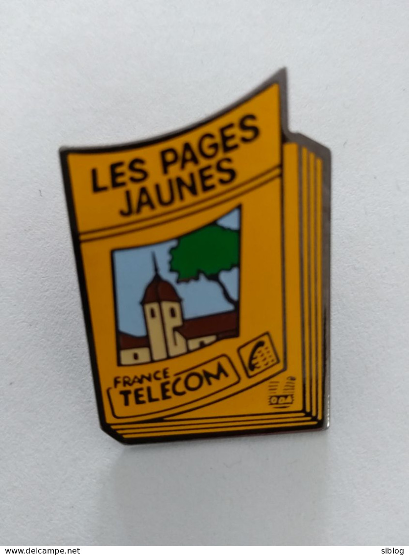 PIN'S -  Les Pages Jaunes - FRANCE TELECOM - Post