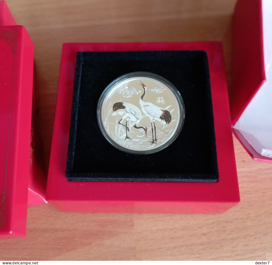 Niue, New Zealand, Feng Shui CRANES 1 Oz 2012 Silver 99,9 % PROOF - 1 Oncia Argento Puro Bullion - Niue