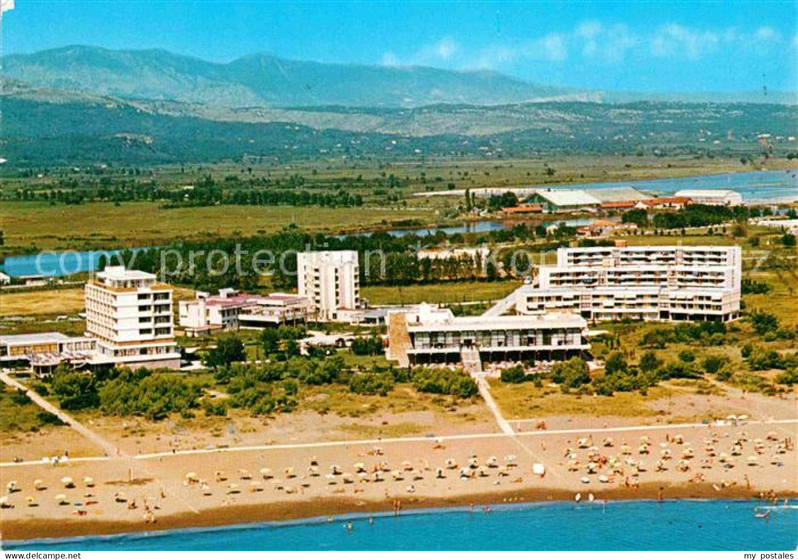 72771050 Ulcinj Fliegeraufnahme Hotelli Grand Lido Olympic Bellevue Montenegro - Montenegro