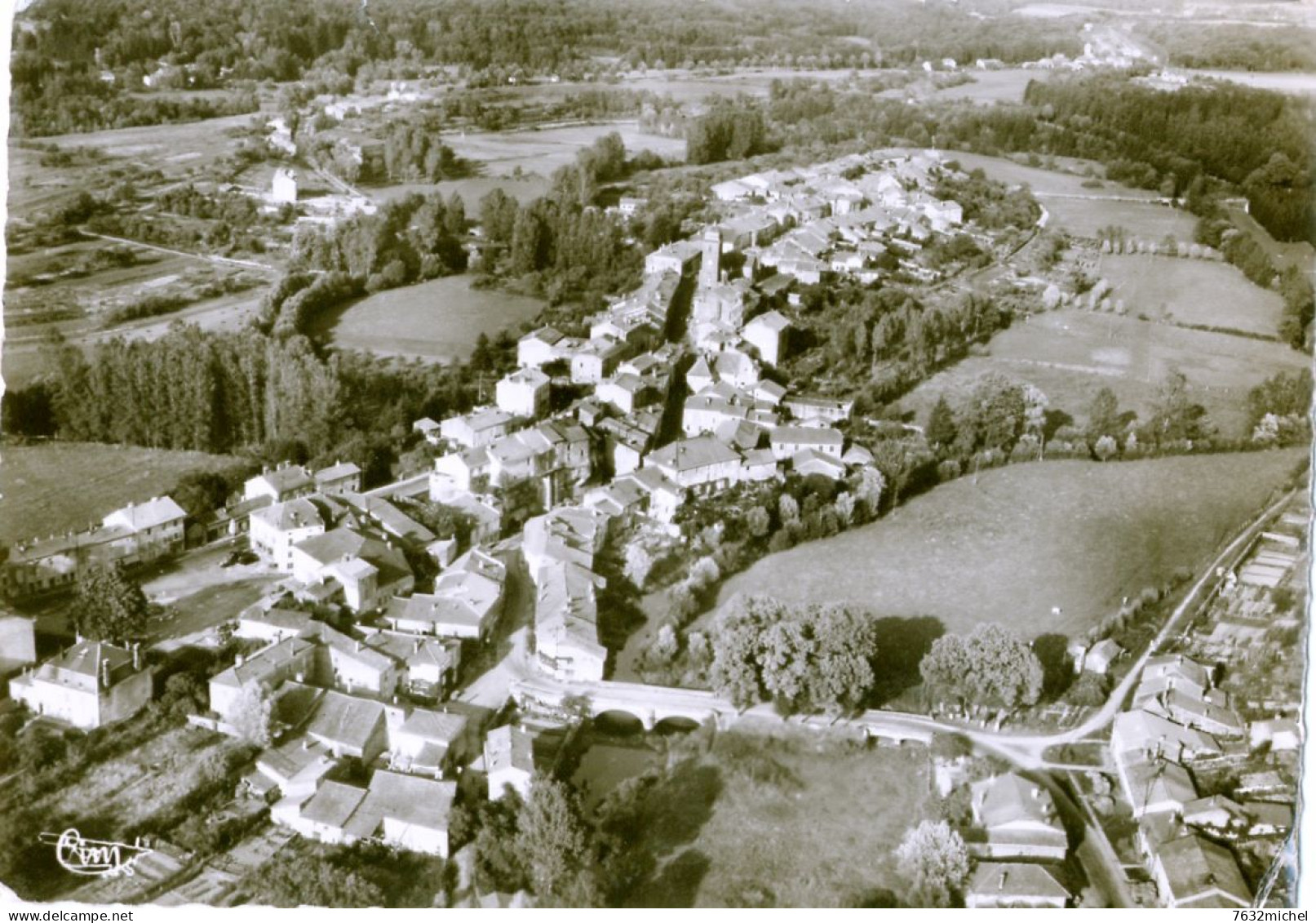 88 - MONTHUREUX Sur SAONE - Vue Panoramique Aérienne - Le Pont Du Faubourg - Monthureux Sur Saone