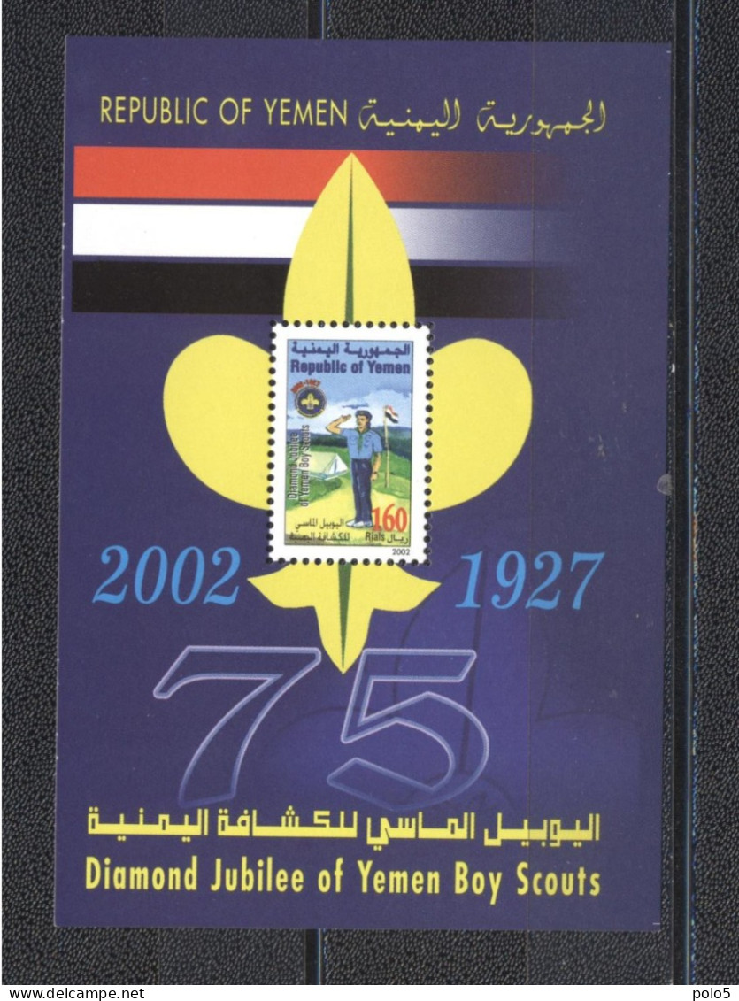 Yemen 2002- The 75th Anniversary Of Yemen Boy Scouts  M/Heet - Yemen