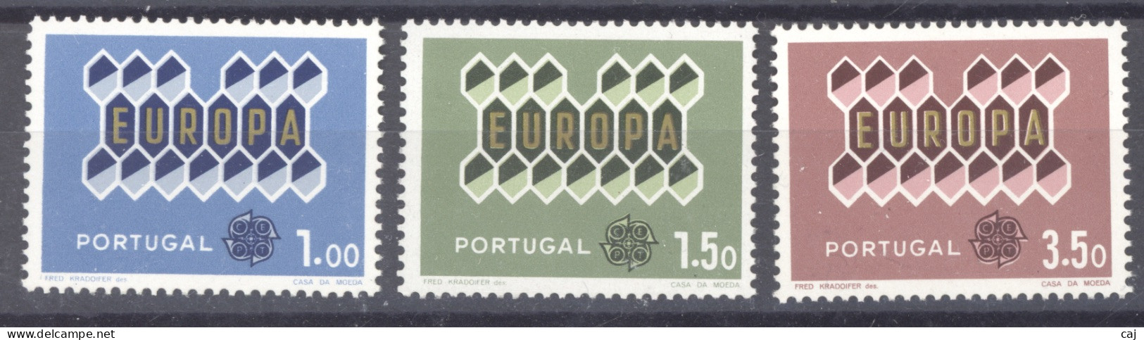 Portugal  :  Yv  908-10  **  Europa 1962 - 1962