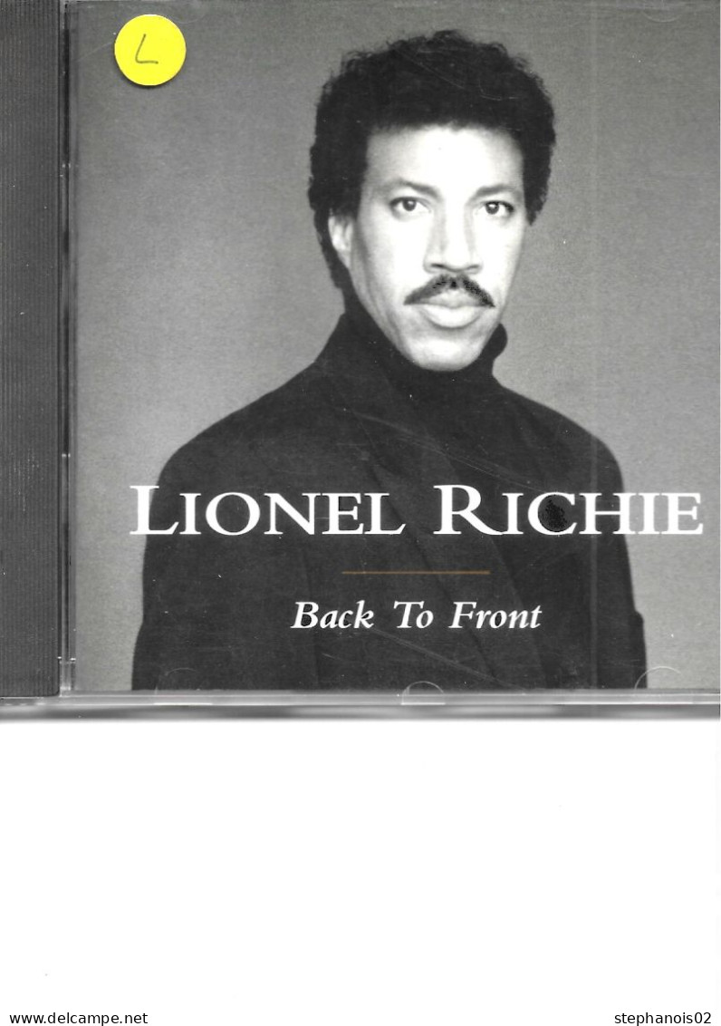 C.D.Lionel Richie.Back To Front - Other - English Music
