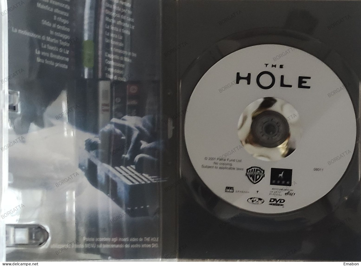 BORGATTA - HORROR - Dvd " THE HOLE "- BROCKEBLANK, TORA BIRCH - PAL 2 - WARNER 2001-  USATO In Buono Stato - Horror