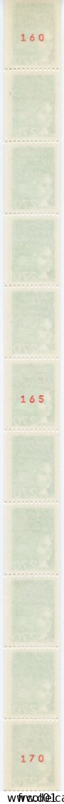 France, Yvert, Roulette N° 98**, 11 Timbres, Neuf, Marianne De Luquet 2,70f, Vert, Non Plié, Luxe, MNH - Coil Stamps