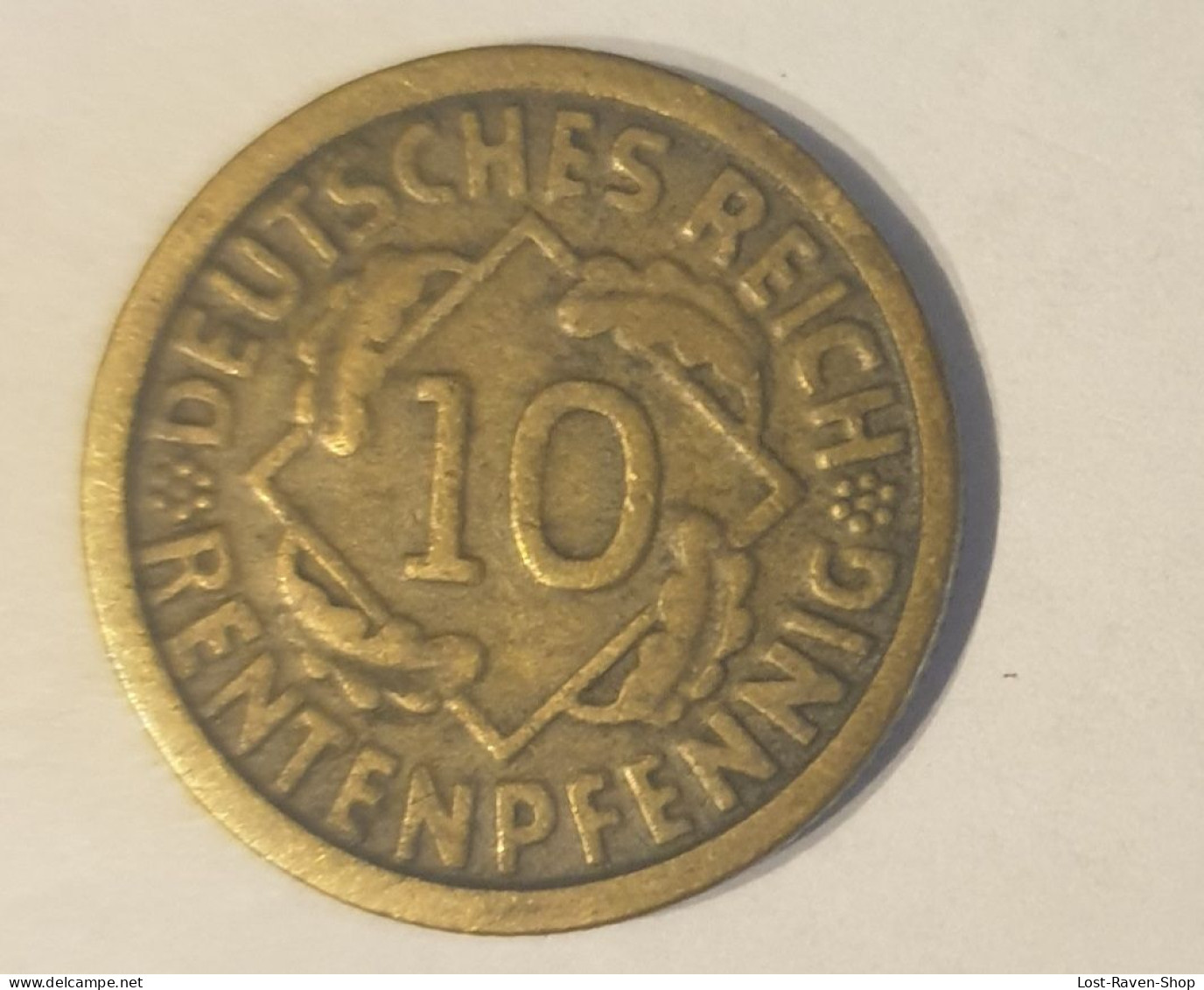 Deutschland - 10 Rentenpfennig - 10 Rentenpfennig & 10 Reichspfennig