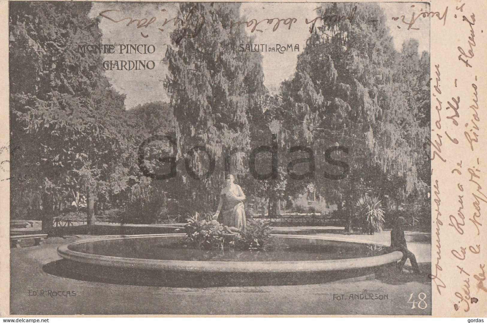 Italy - Roma - Monte Pincio - Giardino - Parks & Gardens