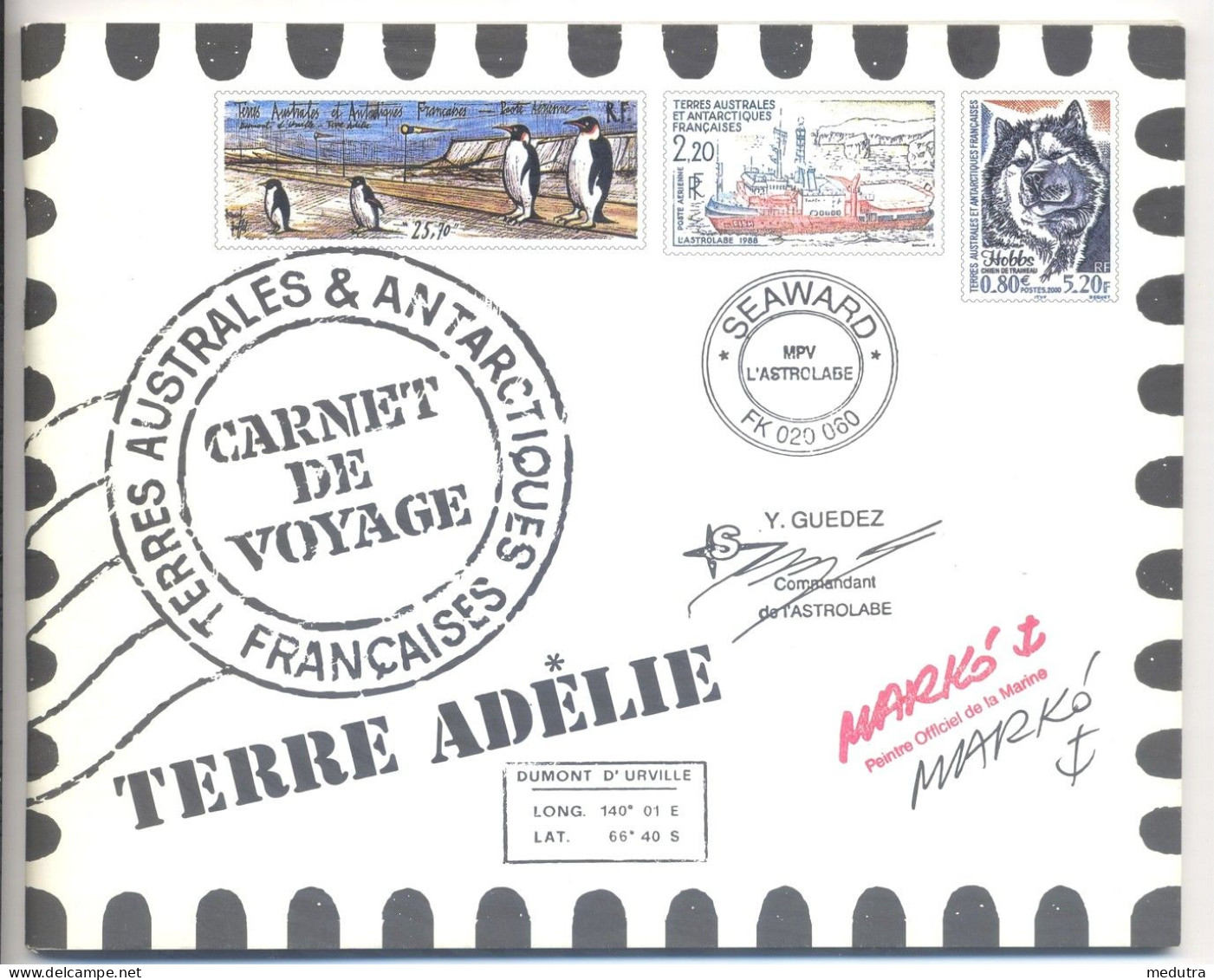 TAAF Carnet De Voyage Neuf** : 6 Carnets Complets (248, 308, 372, 418, 535, 661) Six Photos RARE - Cuadernillos/libretas