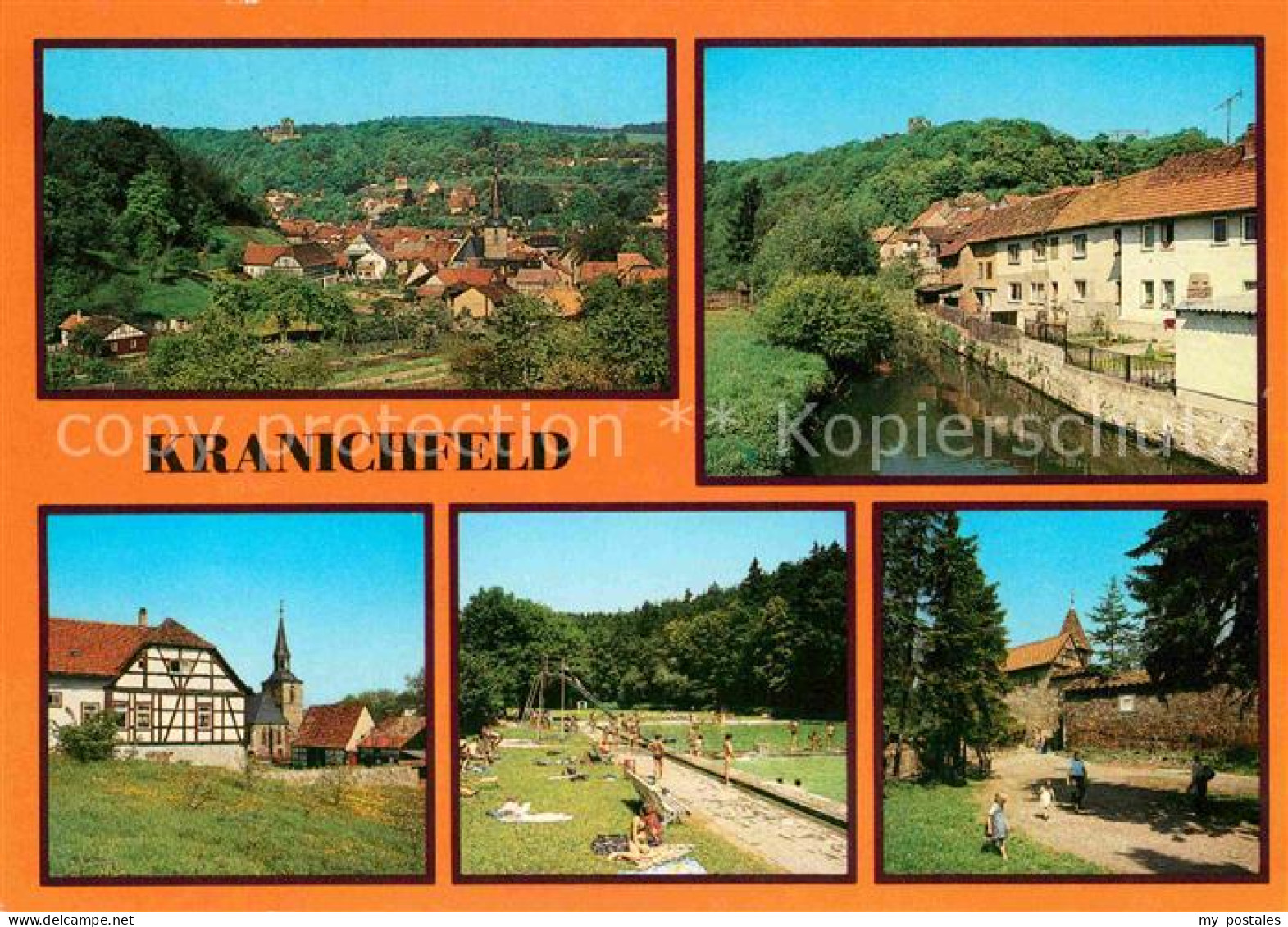 72769429 Kranichfeld Oberschloss Ilm Teilansicht Freibad Niederburg Kranichfeld - Kranichfeld