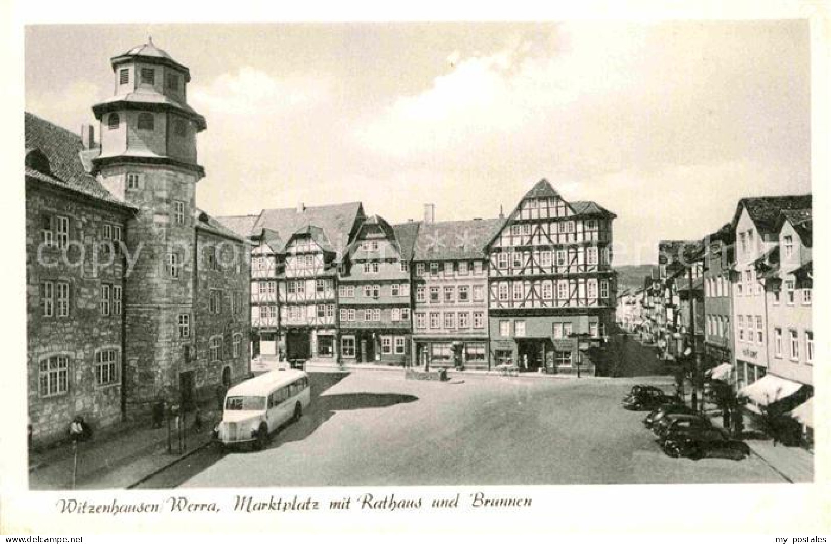 72769306 Witzenhausen Marktplatz Rathaus Brunnen Witzenhausen - Witzenhausen