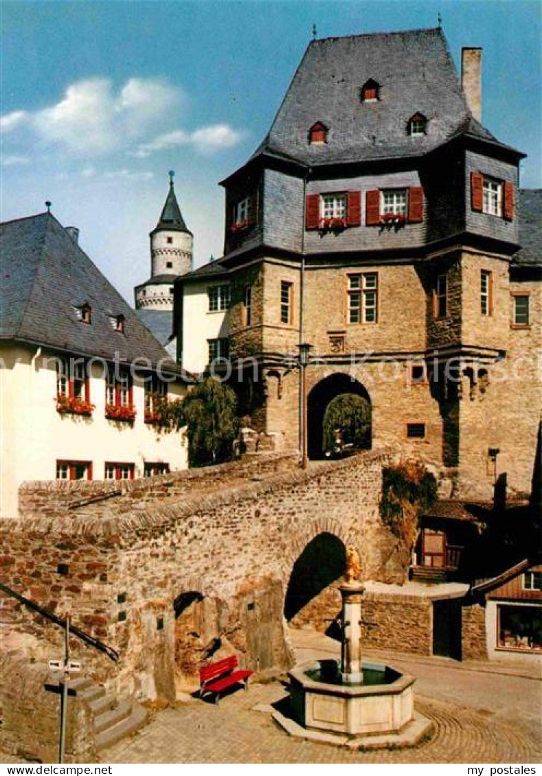 72769066 Idstein Loewenbrunnen Aufgang Zum Schloss Und Hexenturm Idstein - Idstein