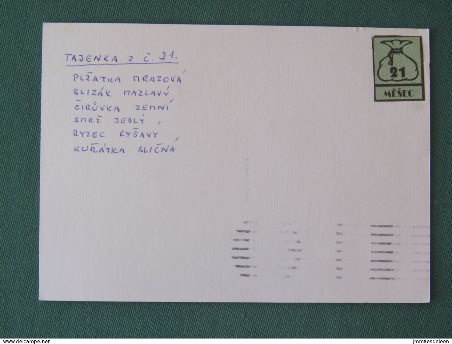 Czech Republic 1999 Stationery Postcard 4 Kcs "Prague 1998" Sent Locally - Cartas & Documentos