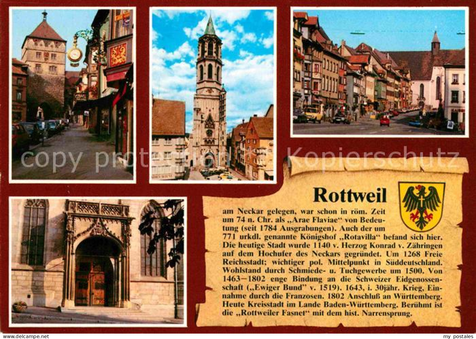 72769011 Rottweil Neckar Altstadt Turm Kirche Geschichte Rottweil - Rottweil