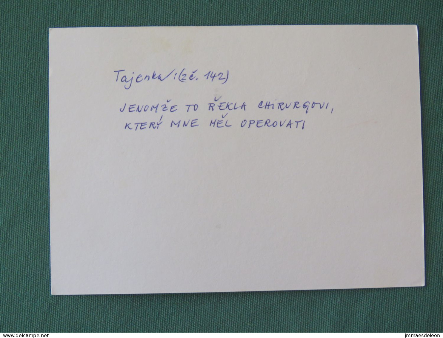 Czech Republic 1998 Stationery Postcard 4 Kcs "Prague 1998" Sent Locally - Lettres & Documents