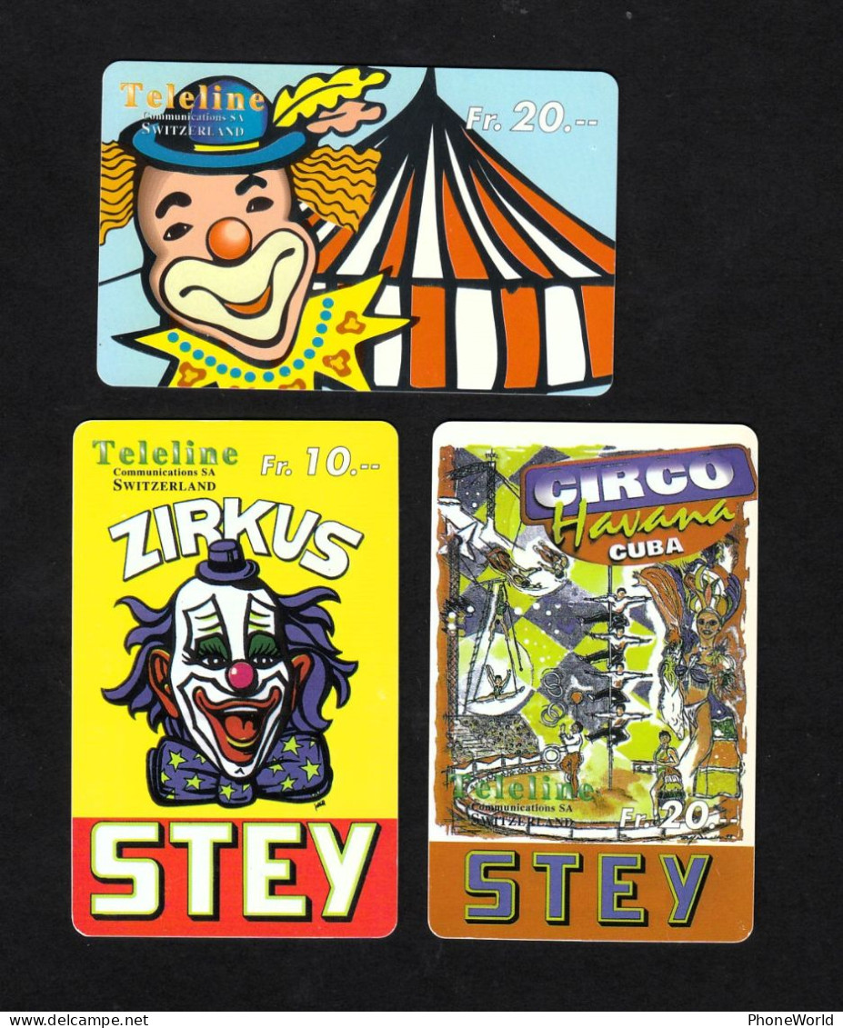 Swiss, Teleline, Zirkus , Circo, Clown, Stey - Schweiz