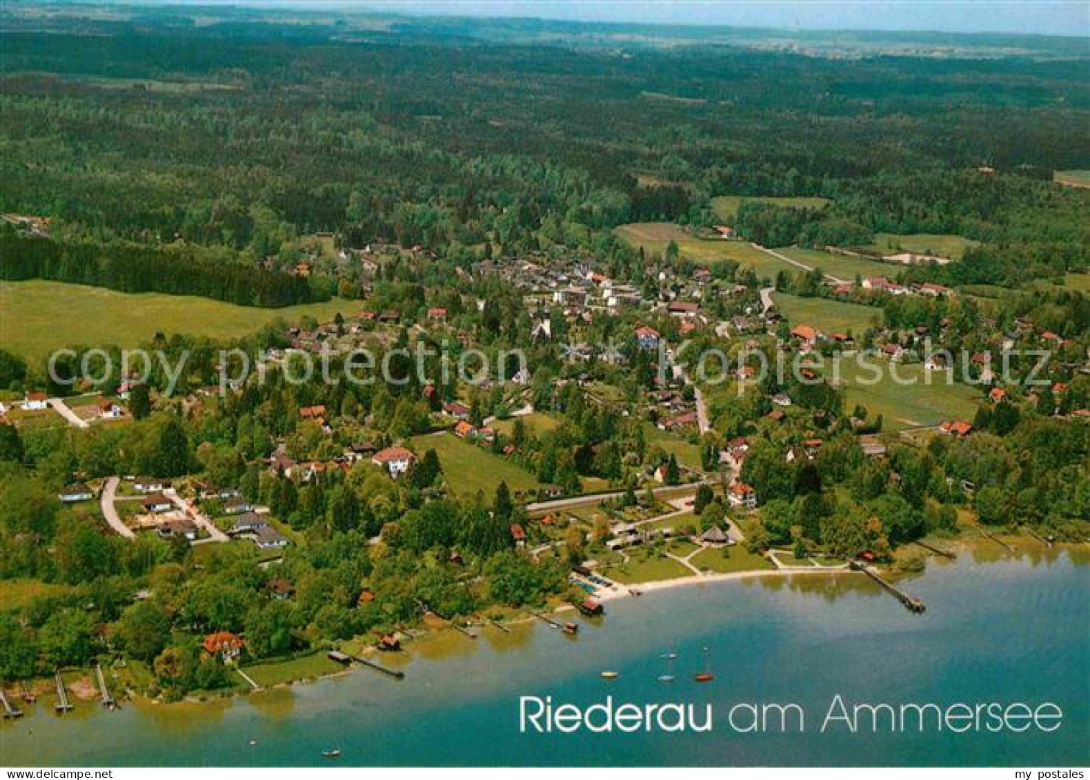 72768018 Riederau Ammersee Fliegeraufnahme Diessen A.Ammersee - Diessen