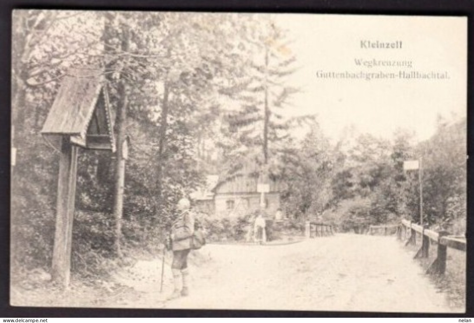 KLEINZELL - WEGKREUZUNG - GUTTENBACHGREBEN HALLBACHTAL - Lilienfeld