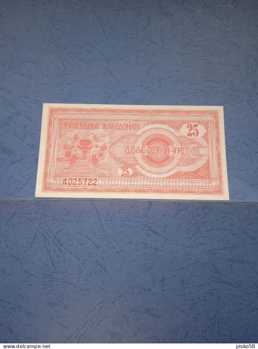 MACEDONIA-P2 25D 1992 UNC - Macédoine Du Nord